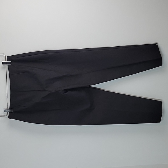 Lands' End Bi-Stretch Black ankle pants Side Zip - Picture 4 of 9